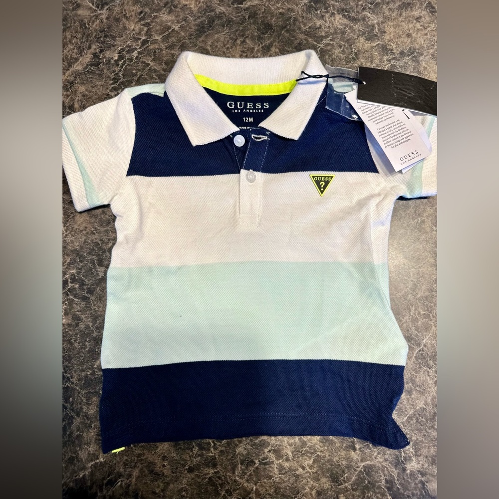 NWT Boys 12M Guess Polo